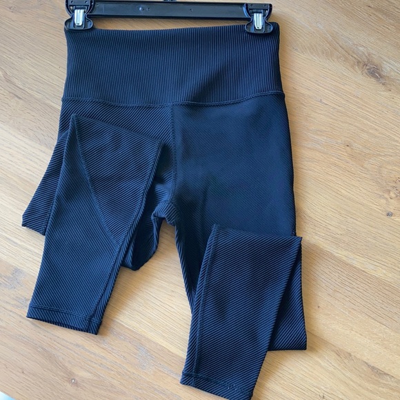 Athleta Pants - Athleta high waisted ribbed tights